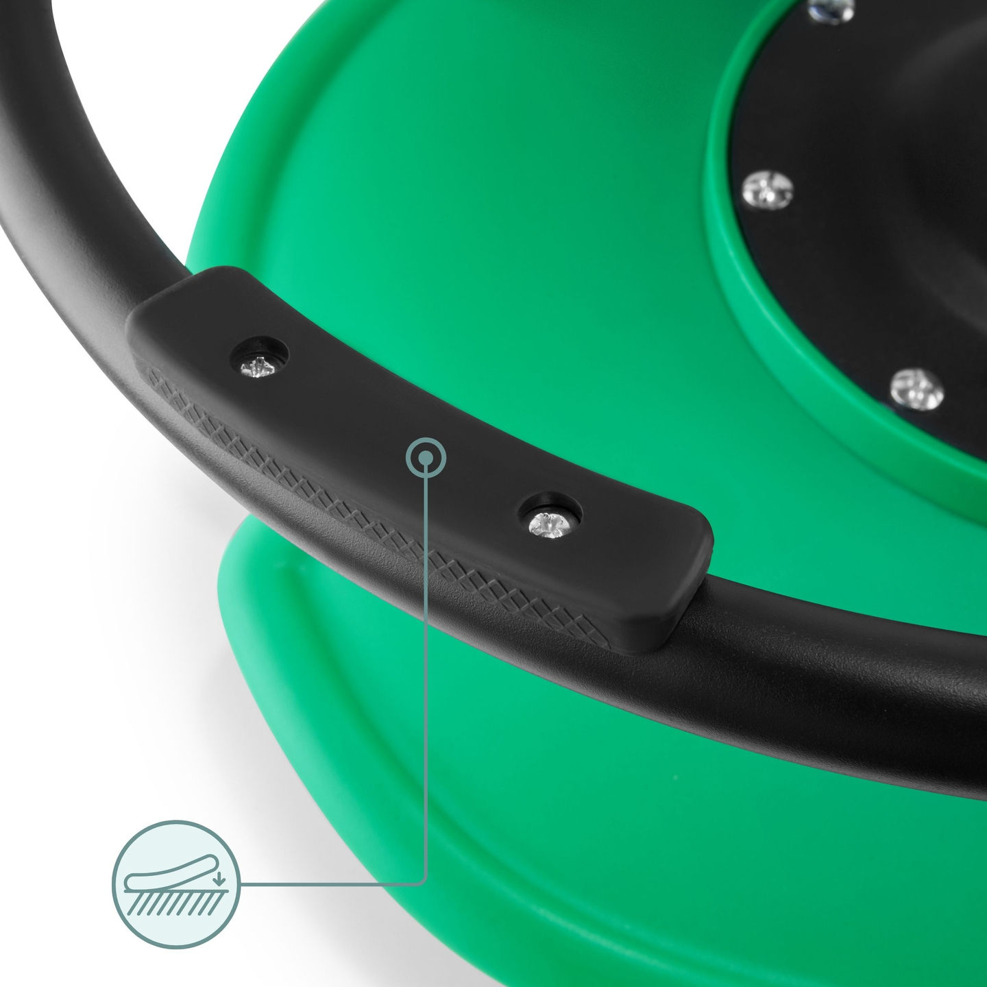 Minikarusell för barn Fisk - färg grön