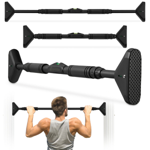 HyperMotion justerbar pull-up-stång 70–100 cm, 200 kg, svart