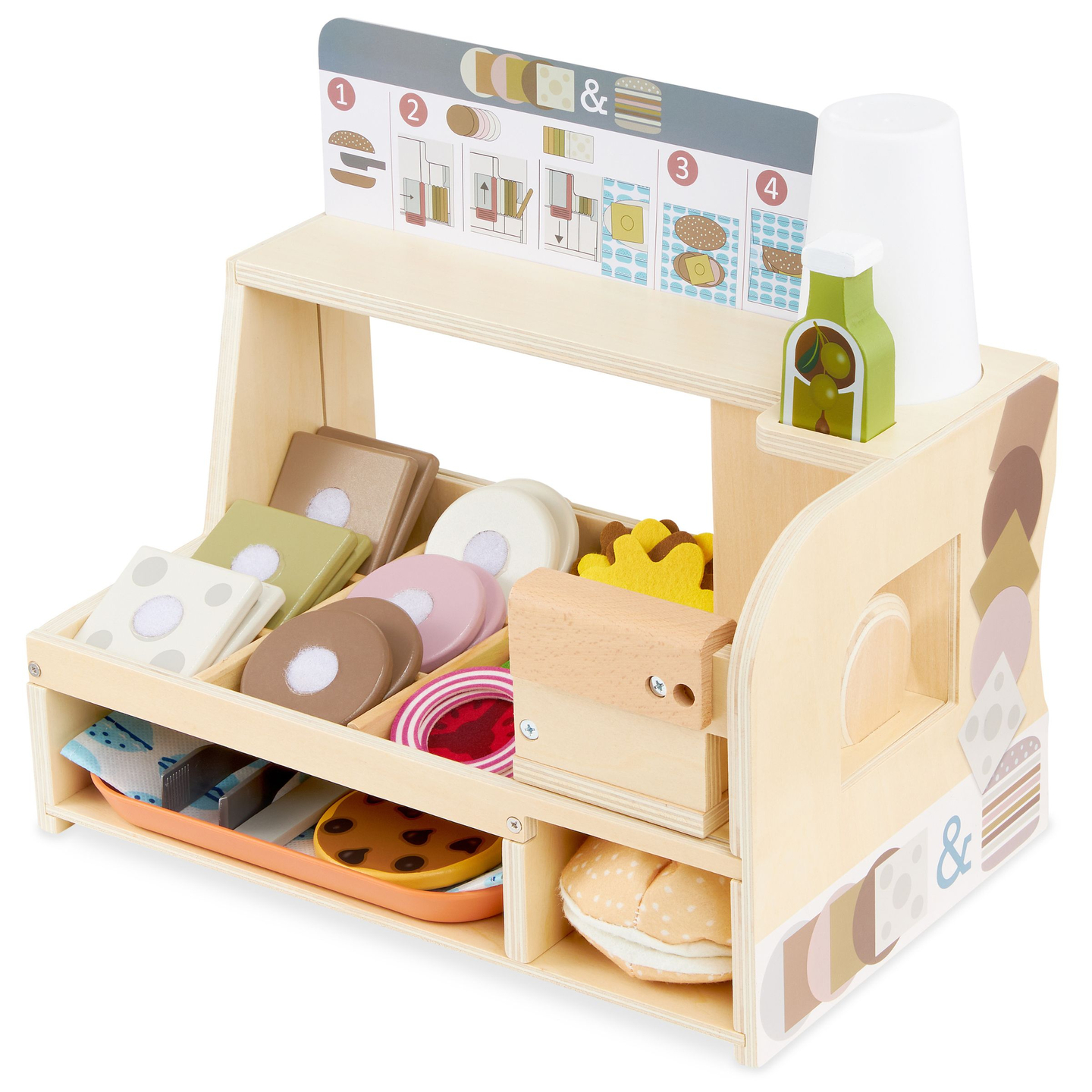 Smörgåsbar i trä - restaurang