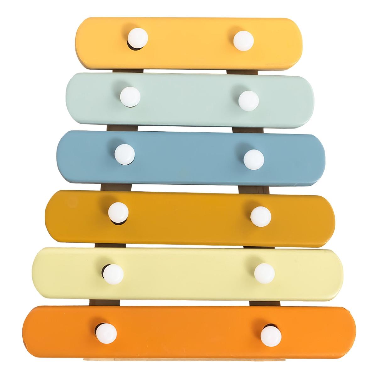 Set med barninstrument med elefantmotiv