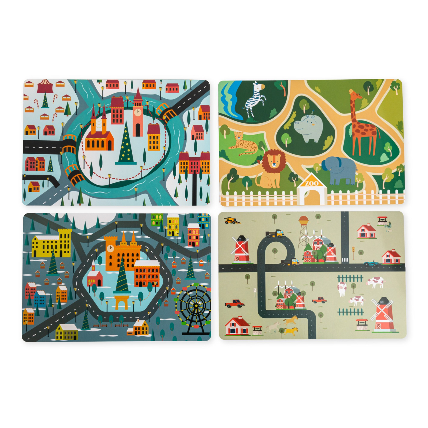 Montessoribräda i trä 2-i-1 förarplats för den lilla föraren och piloten – ratt, växelspak, resekartor, radar