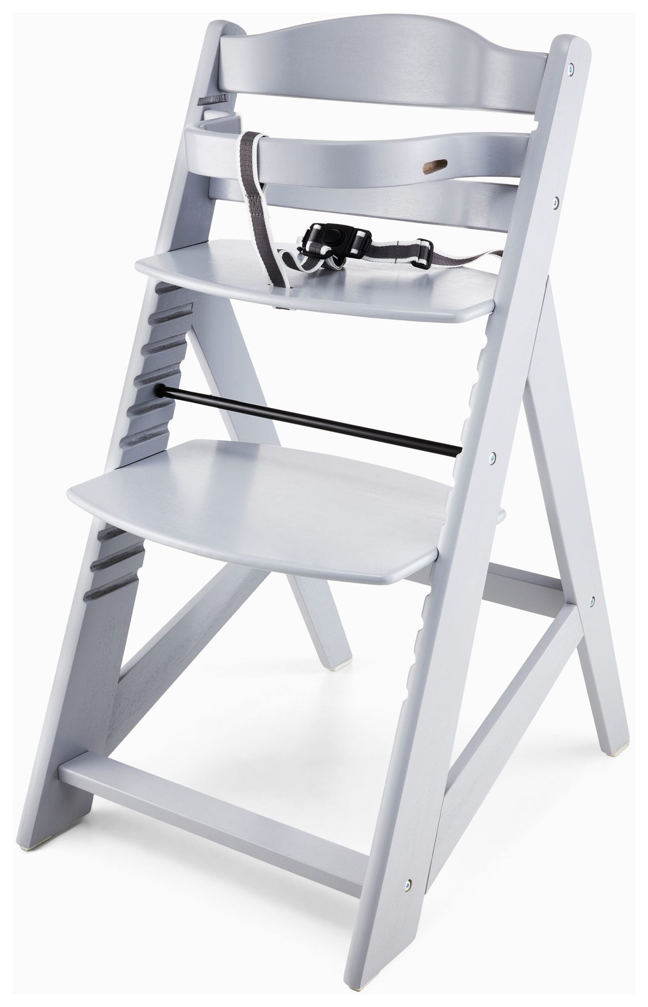 Träfåtölj Moby-System WOODY - grå färg