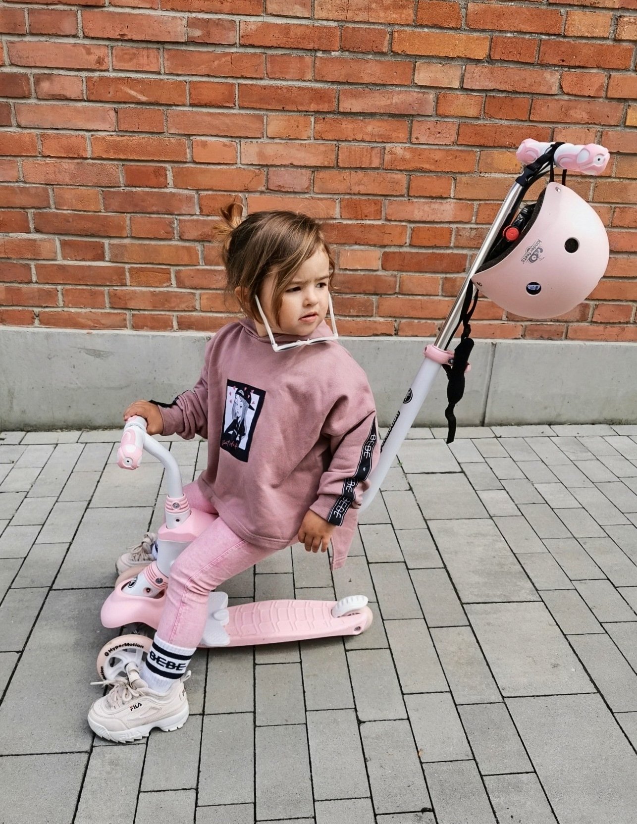 5in1 HyperMotion scooter - rosa