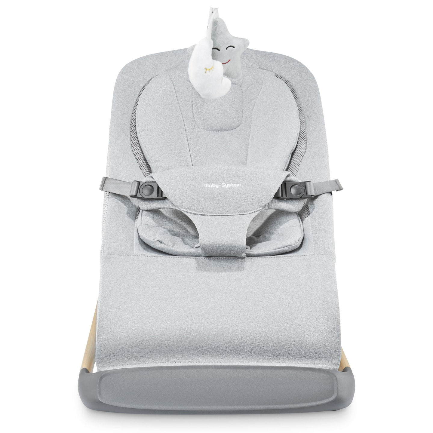 2-i-1 gungstol Moby-System LILY - grå