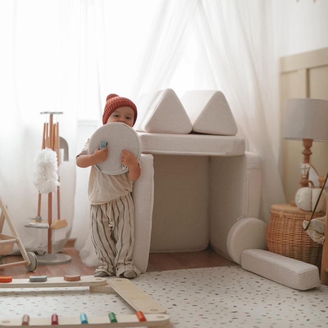 Balansbana i trä - sensorisk stig - 14 element