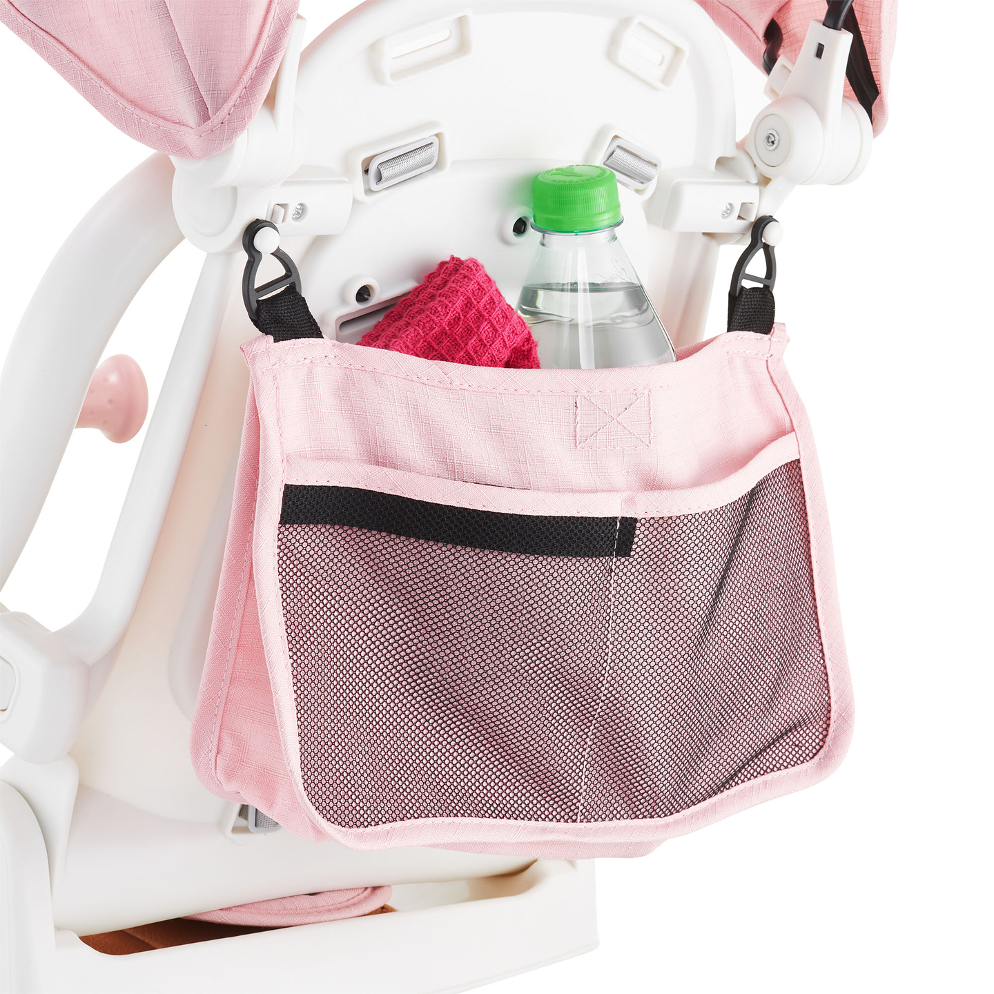 8in1 multifunktionell trehjuling TOBI FOREST - rosa