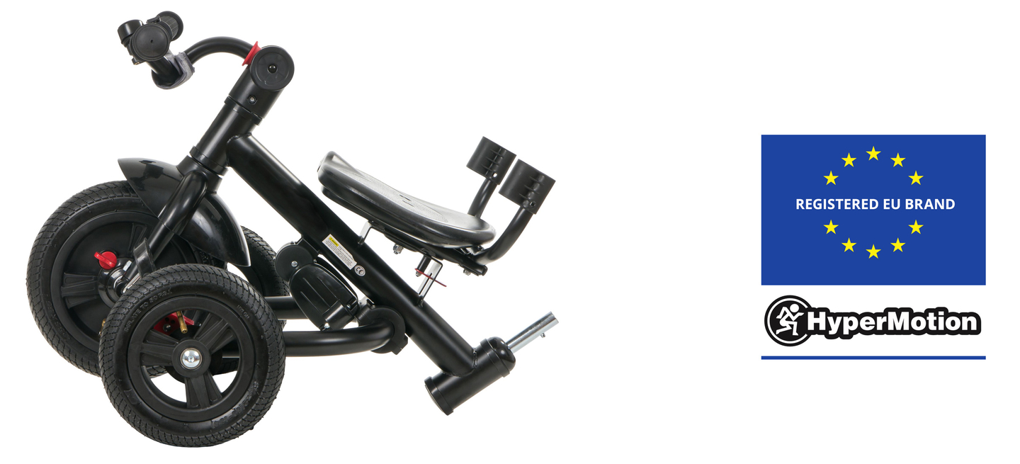 Tobi Velar trehjuling + regnfolie - rosa