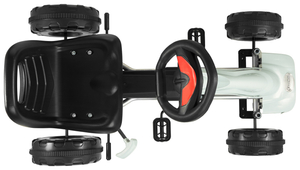 CHESTER gokart med trampdator - för barn 3-6 år - grå