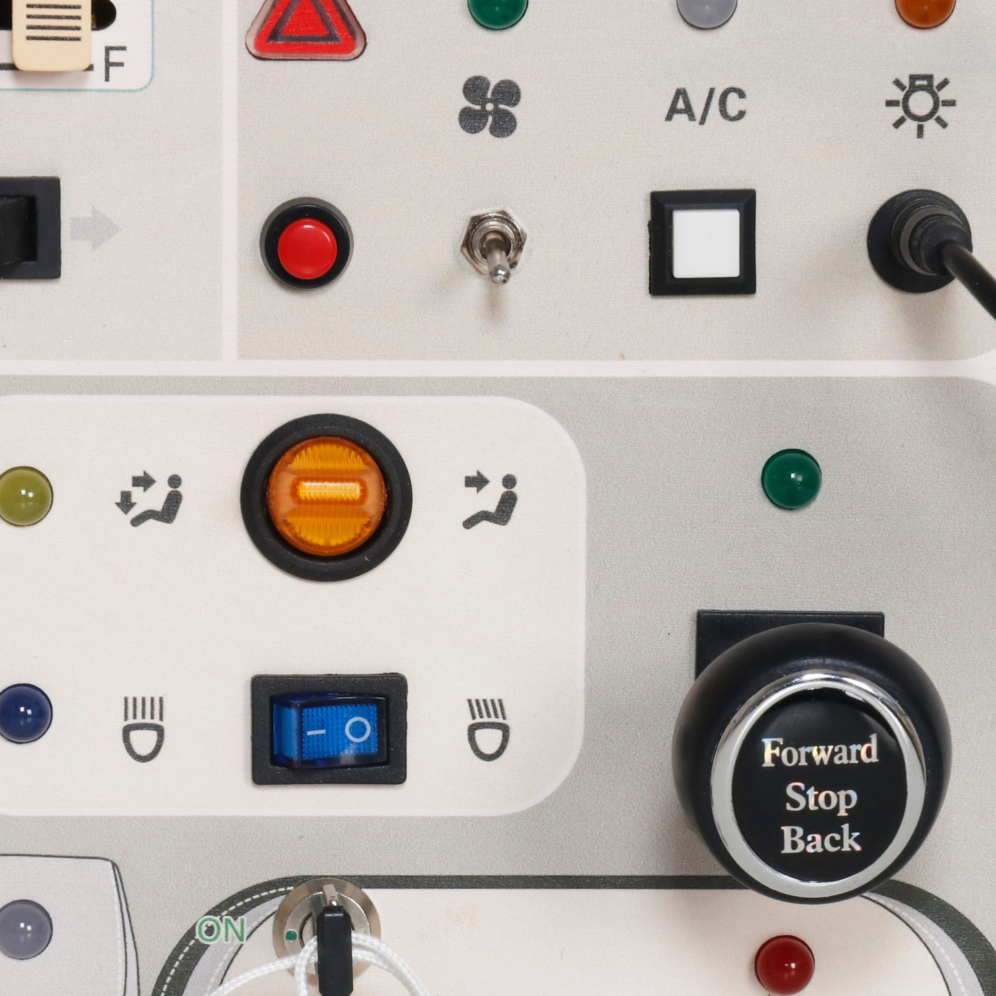 Montessori-lekbräda i trä för små barn - instrumentbräda för bil