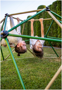 HyperMotion klätterdom för barn XL, geodom, trädgårdslekplats, diameter: 1,8 m