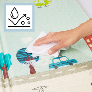 Dubbelsidig skumgummimatta XXL - vikbar 1 CM (berg och väg)