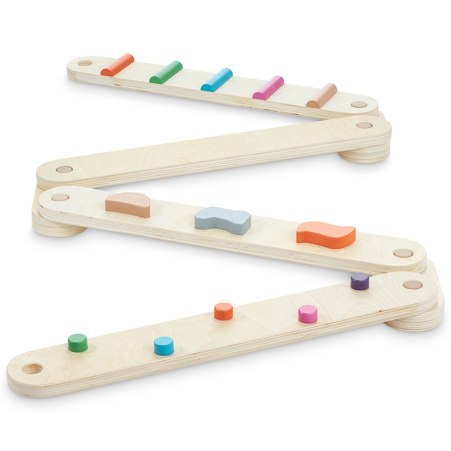 Balansbana i trä - sensorisk stig - 14 element