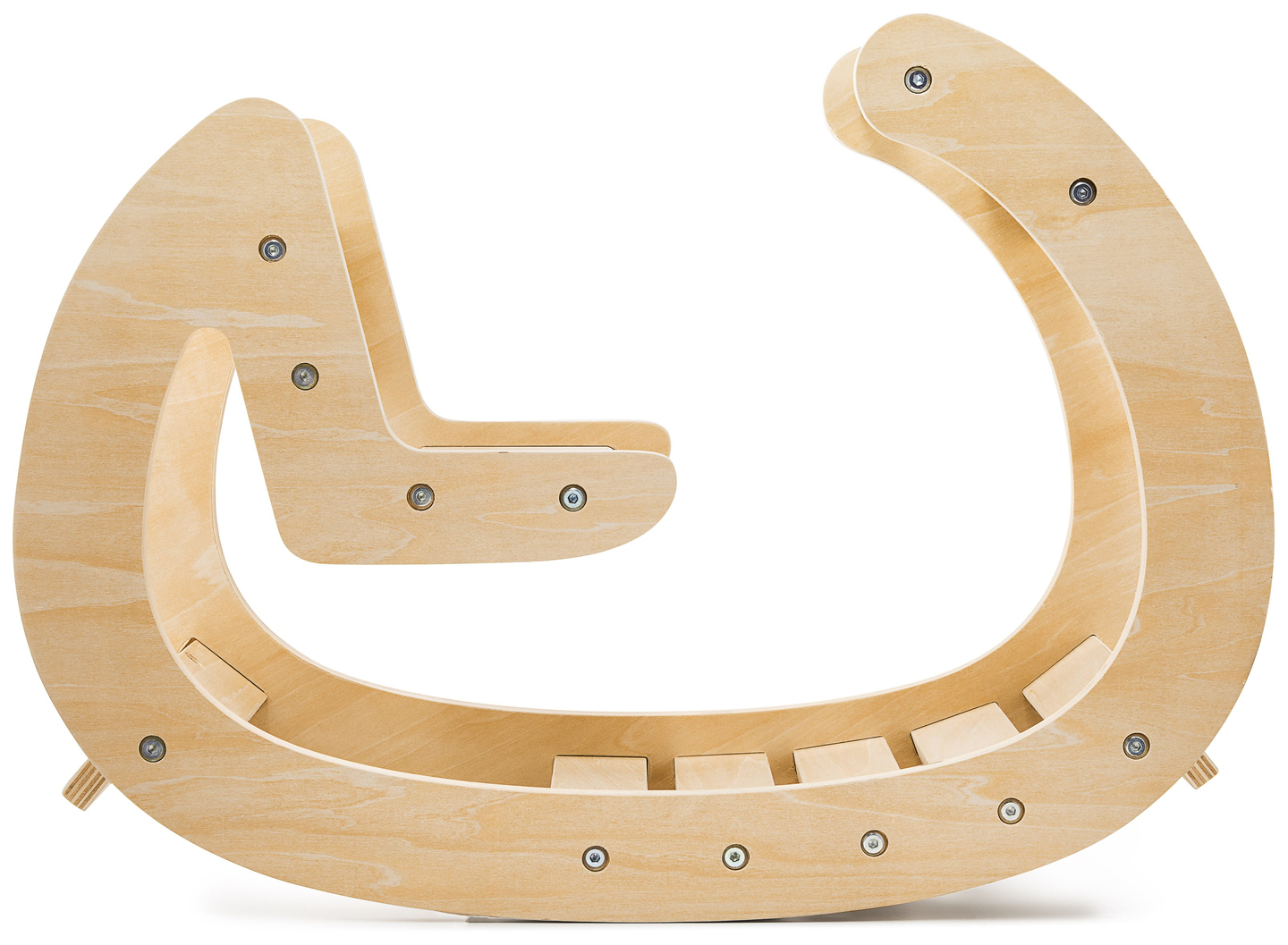 Montessori gungställning i trä - naturträ - från 12 månader.