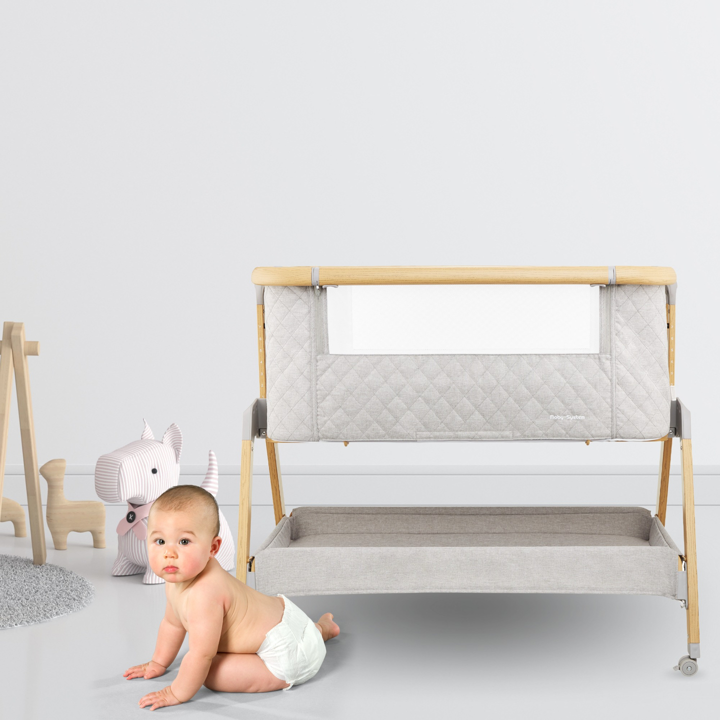 Resesäng, fristående, 3-i-1 - Moby-System DREEMY