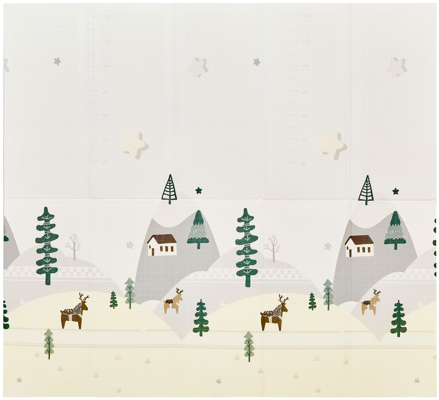 Dubbelsidig skumgummimatta XXL - vikbar 1 CM (berg och väg)