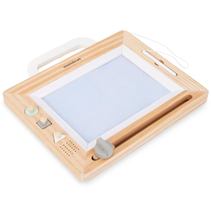 Träklippbok med stämplar - ritbord