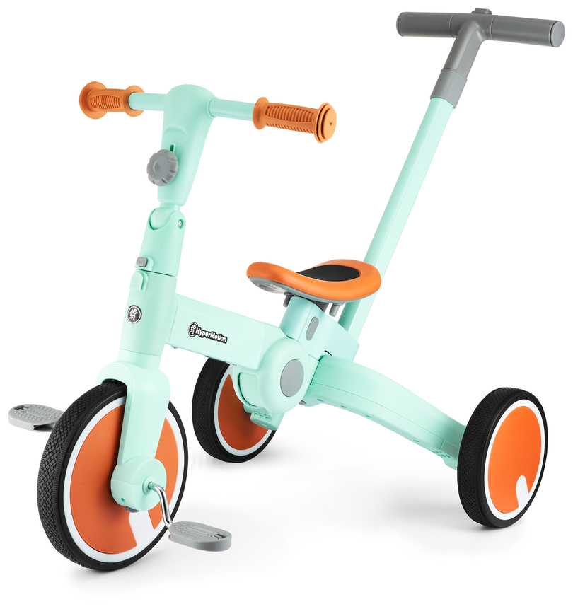 Barnens trehjuling, terrängcykel, barnvagn - 5 i 1 från HyperMotion