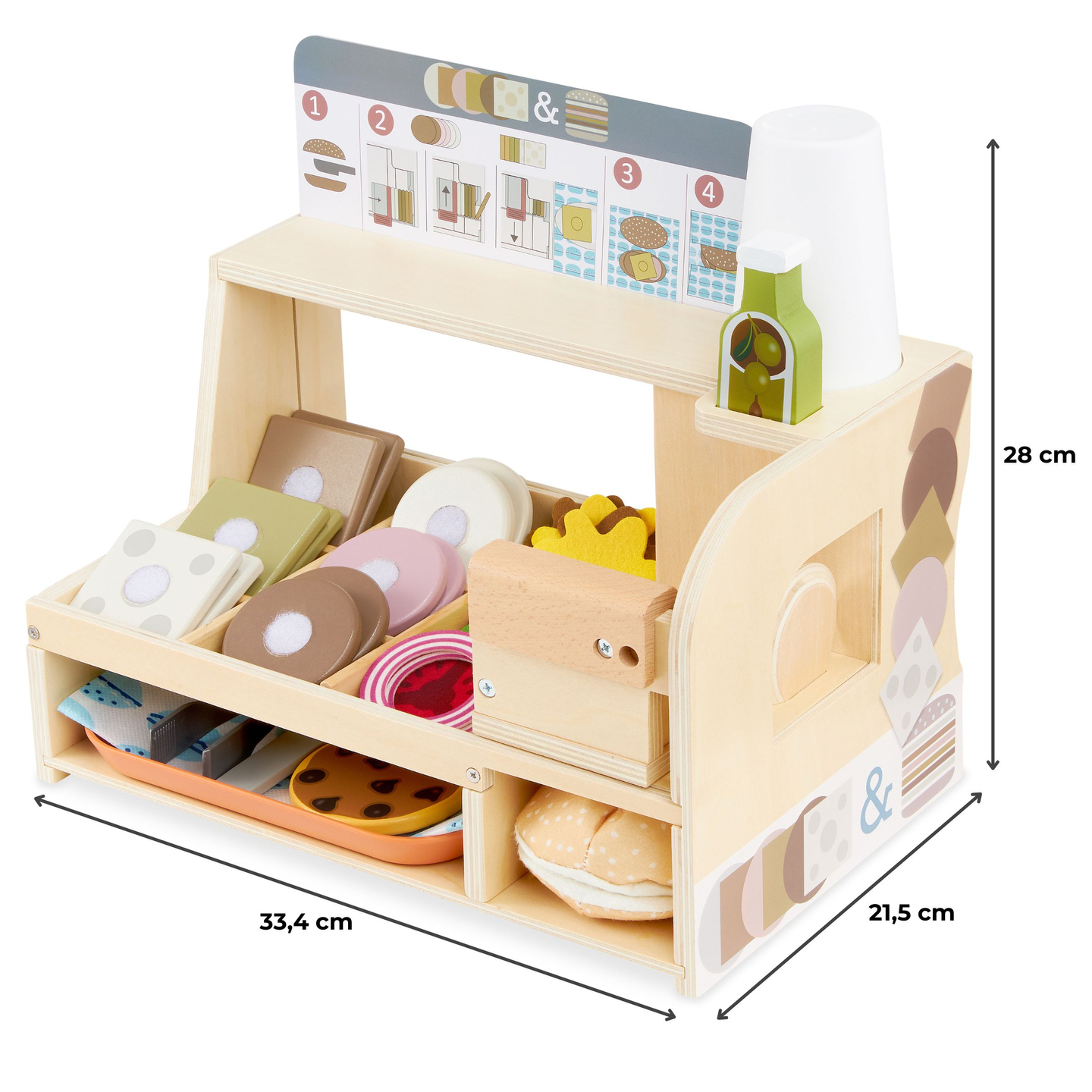 Smörgåsbar i trä - restaurang