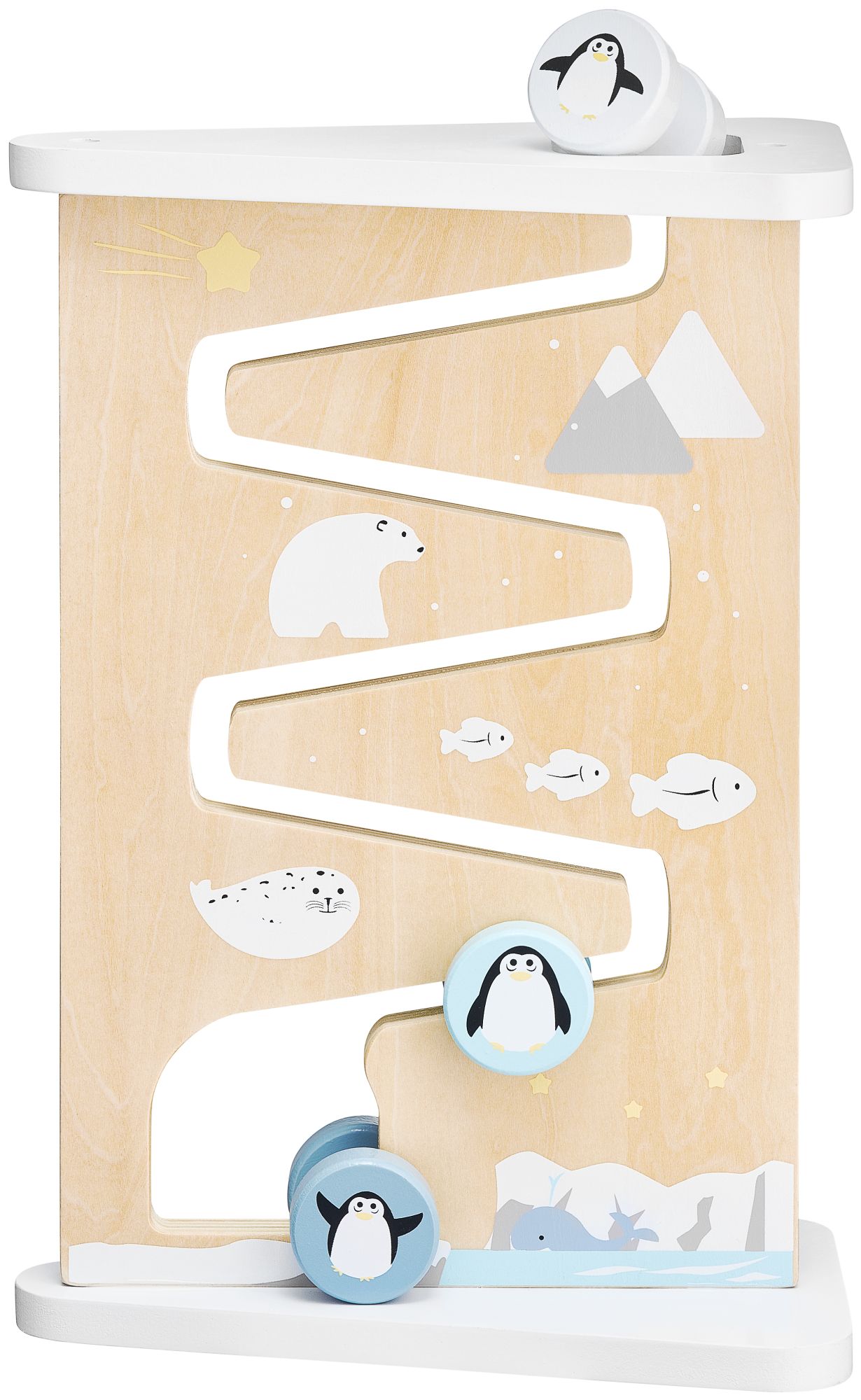 Trä med dubbelsidig sensorisk manipuleringsbräda