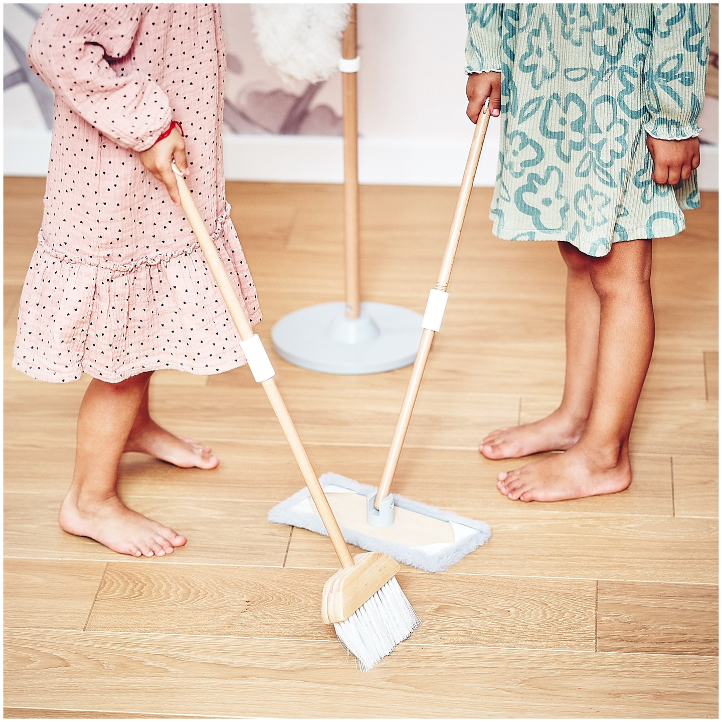 Rengöringsset i trä