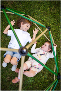 HyperMotion klätterdom för barn XL, geodom, trädgårdslekplats, diameter: 1,8 m