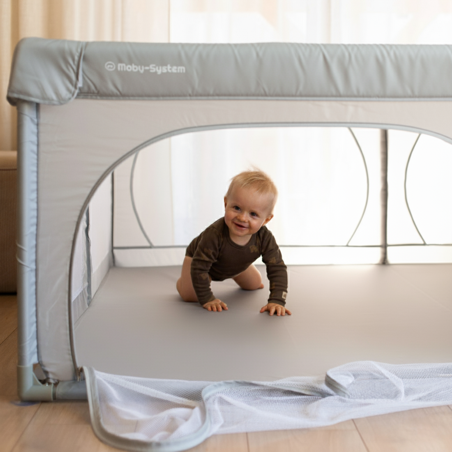 Stor lekpark 200 cm x 180 cm - lekplats för barn, torr bassäng