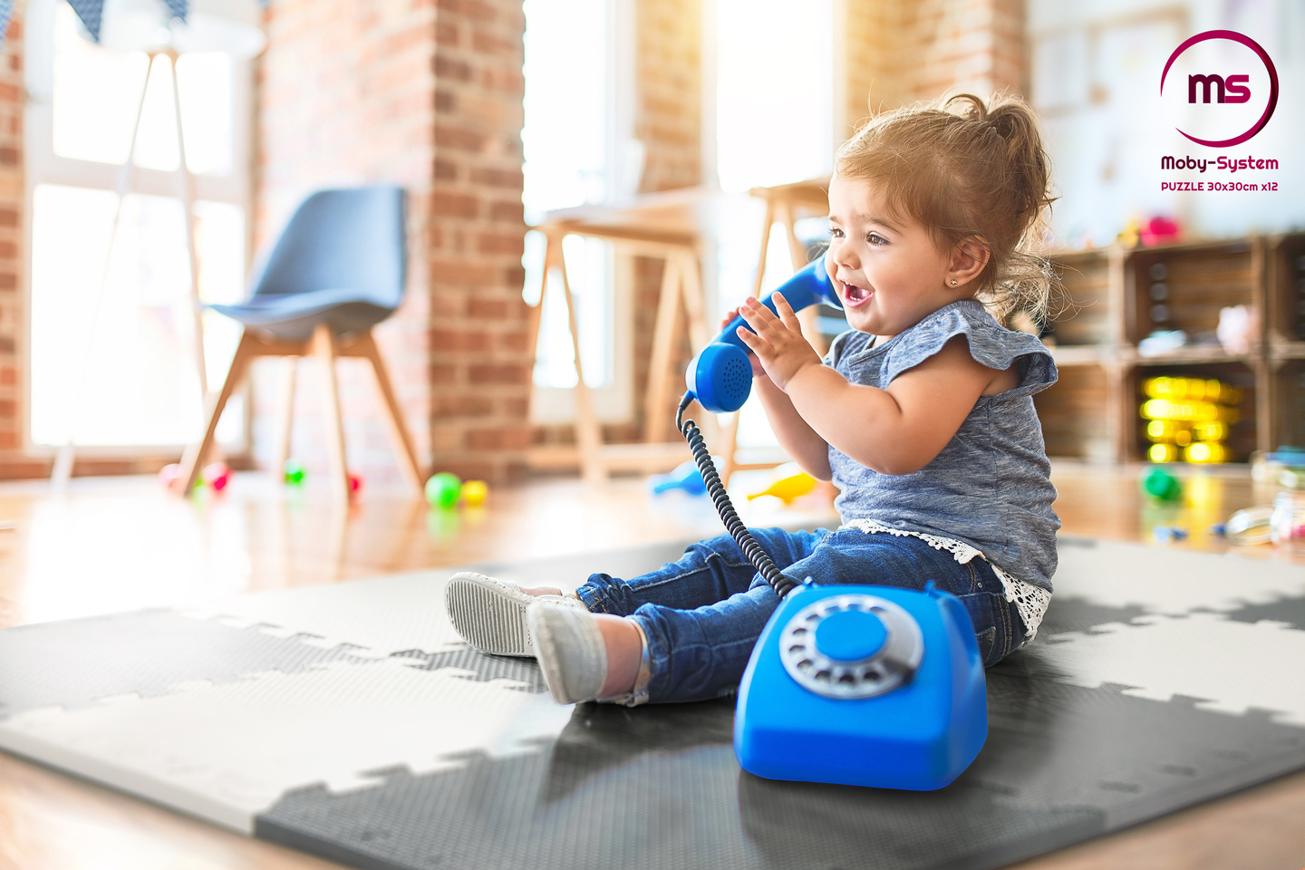 Skumpussel 12 st. - pedagogisk skumgummimatta 120 x 90 x 1.2cm med kant - grå