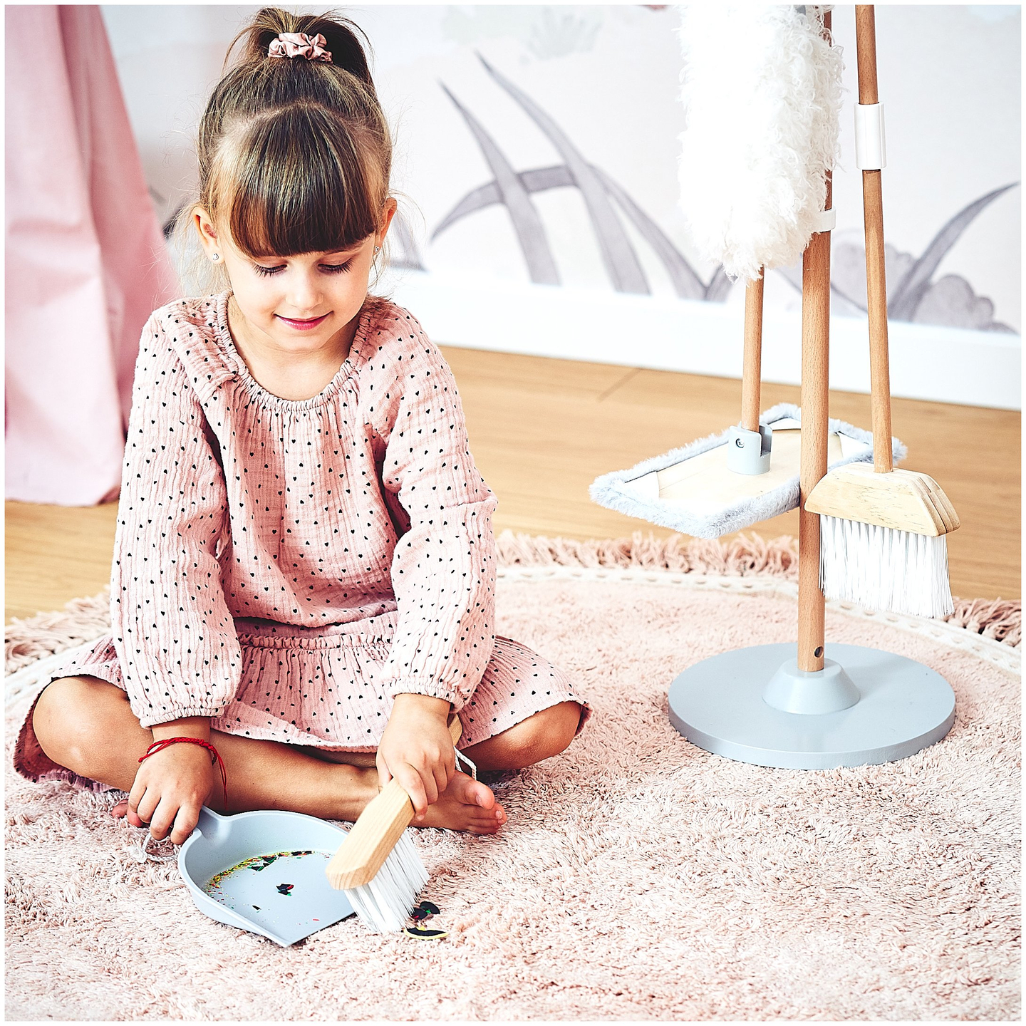 Rengöringsset i trä