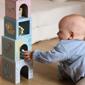 Sorteringstorn med figurer Dinosaurier