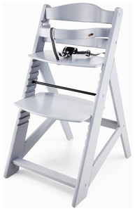 Träfåtölj Moby-System WOODY - grå färg