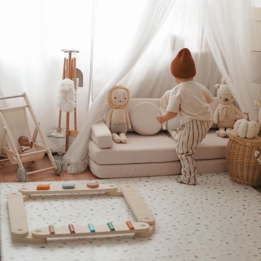 Balansbana i trä - sensorisk stig - 14 element