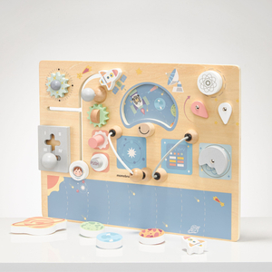 Manipulationsbräda i trä - Cosmos