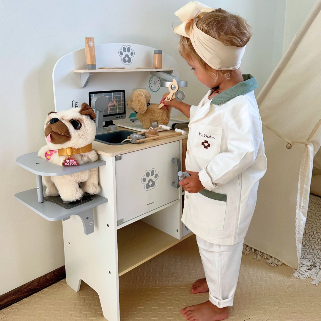 Djursjukhus - set i trä