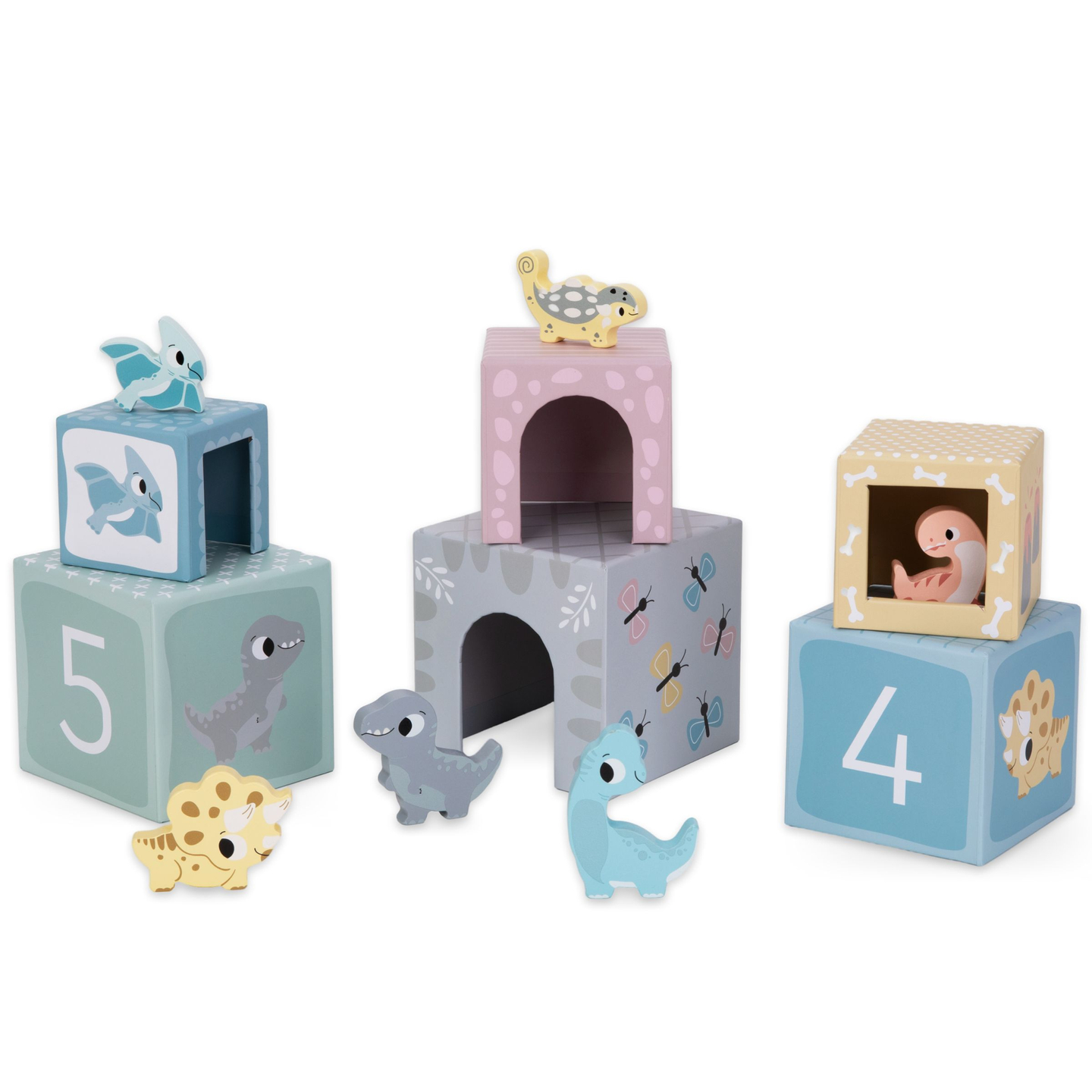 Sorteringstorn med figurer Dinosaurier