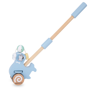 Träsäl med tryckknapp - tryckare