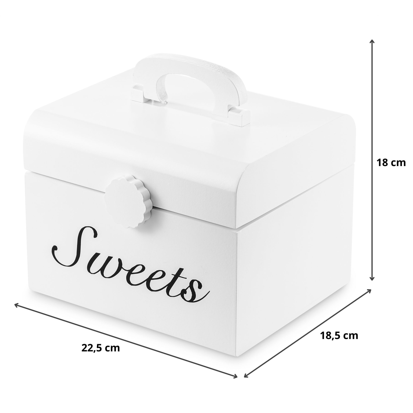 Godislåda i trä, godisbutik