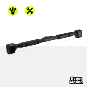 HyperMotion justerbar pull-up-stång 74-100 cm, 200 kg, svart