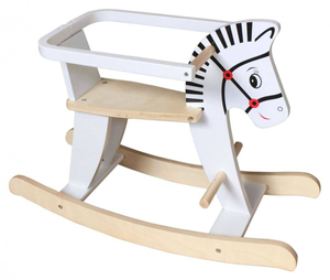 Gunghäst av trä med räcken K11