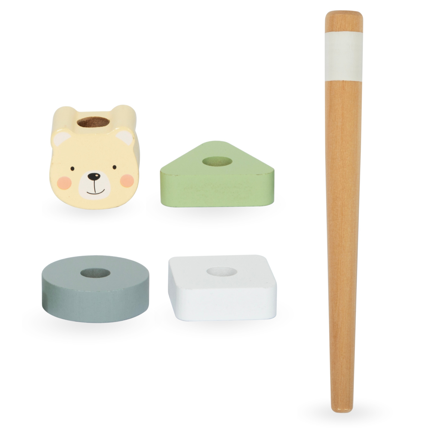 Trä pedagogiskt 7-i-1 musikbord med cymbaler och gonggong - vild djungel