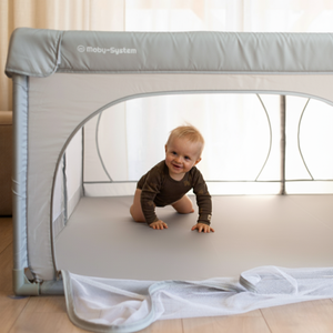 Stor lekpark 200 cm x 180 cm - lekplats för barn, torr bassäng