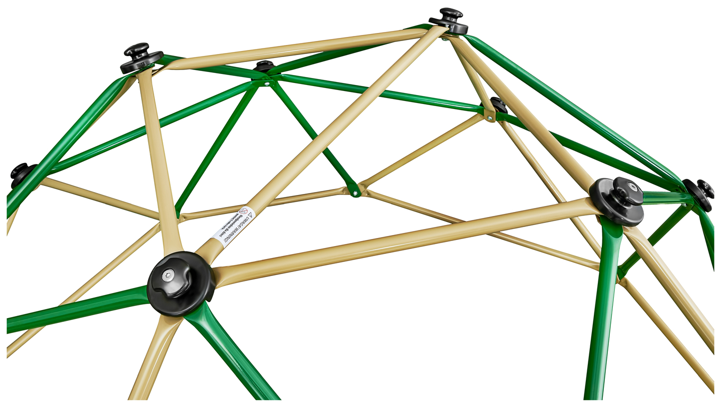 HyperMotion klätterdom för barn XL, geodom, trädgårdslekplats, diameter: 1,8 m