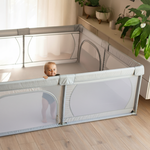 Stor lekpark 200 cm x 180 cm - lekplats för barn, torr bassäng