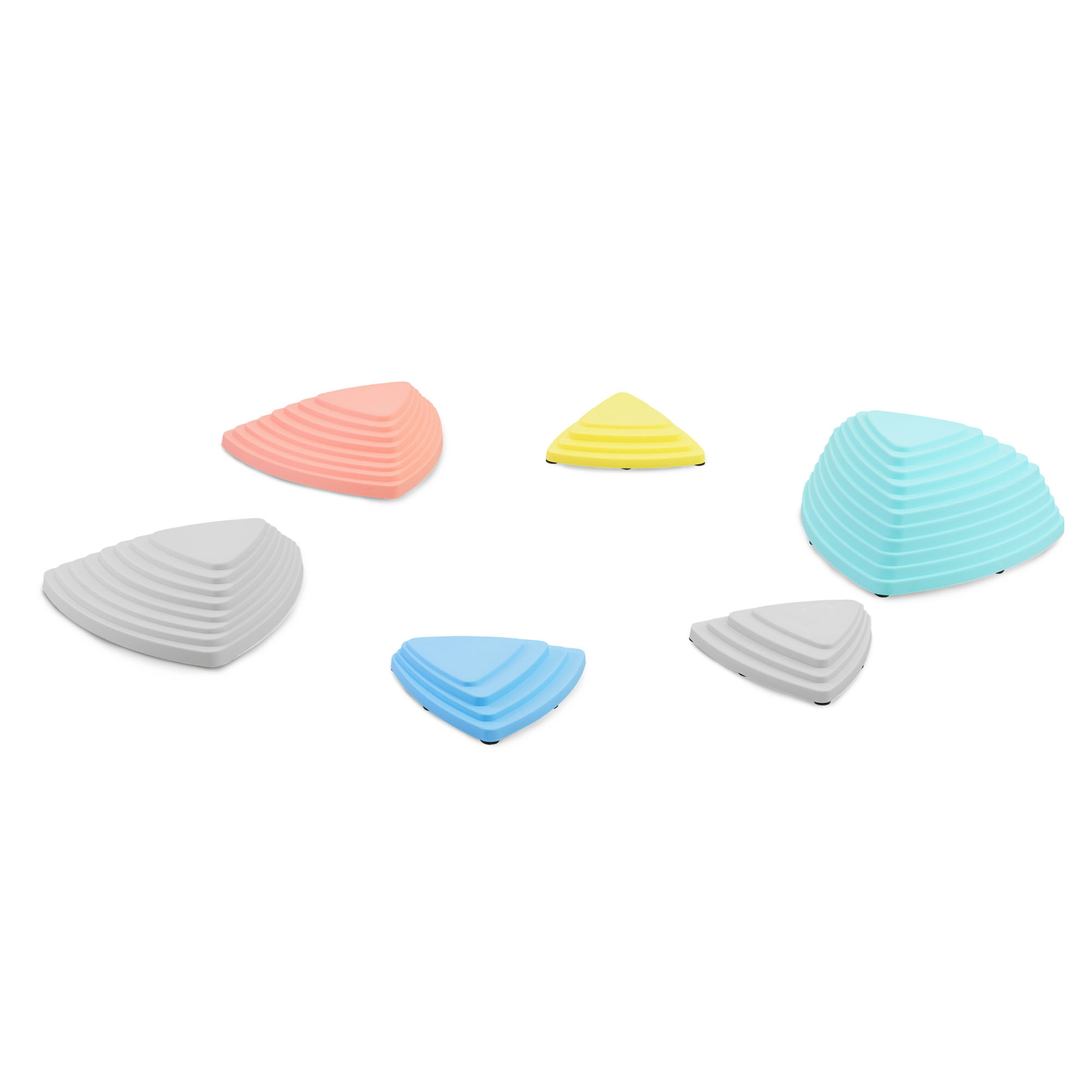 Färgglada balansstenar - 6 stycken