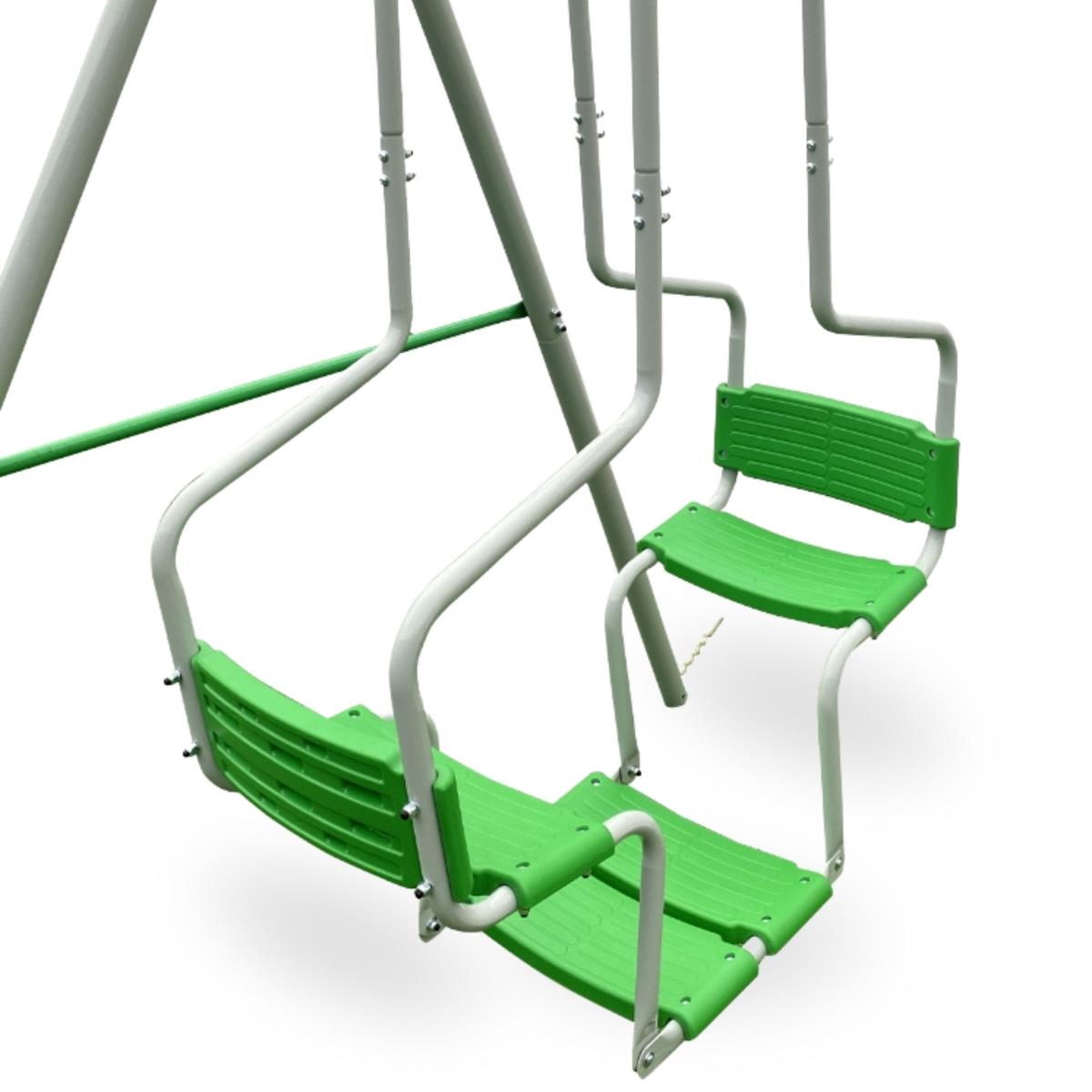 6-personers gungställning för barn - lekplats i trädgården