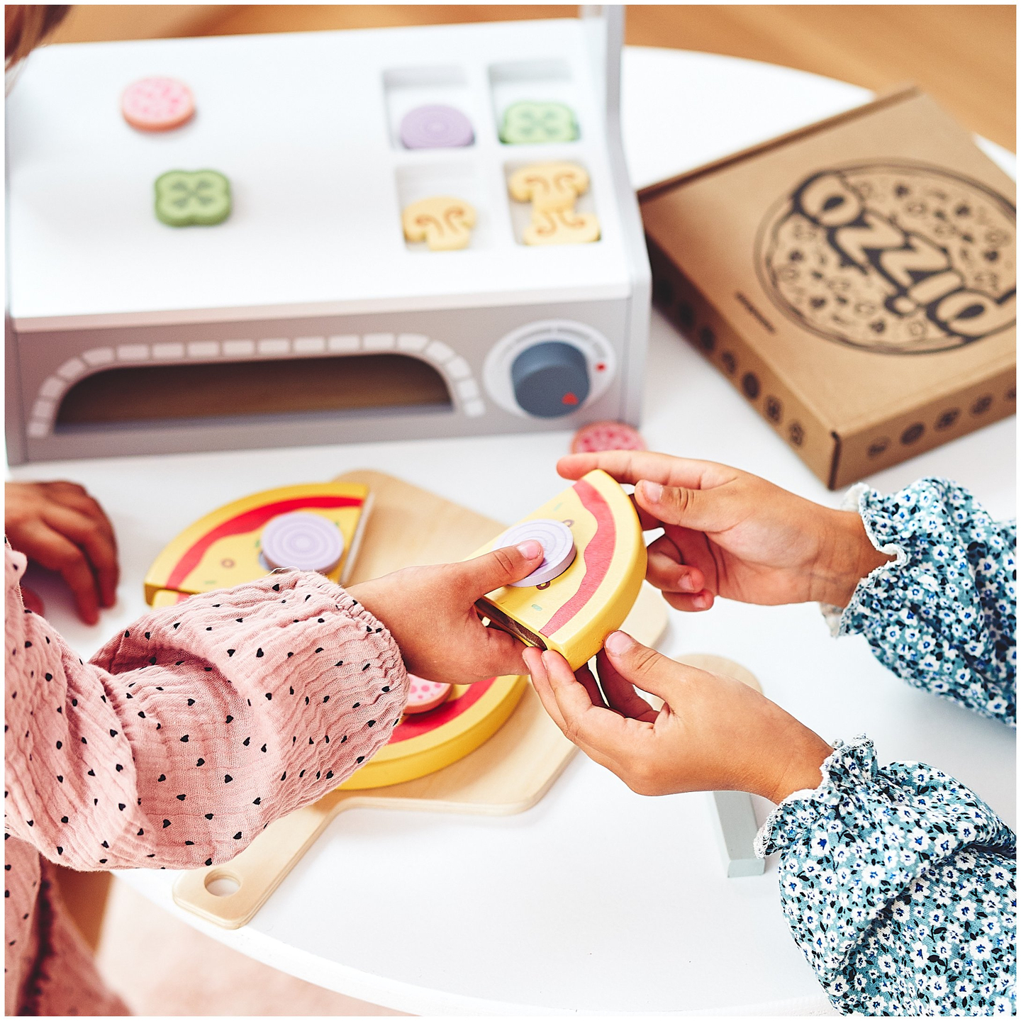 Pizzabakningsset i trä