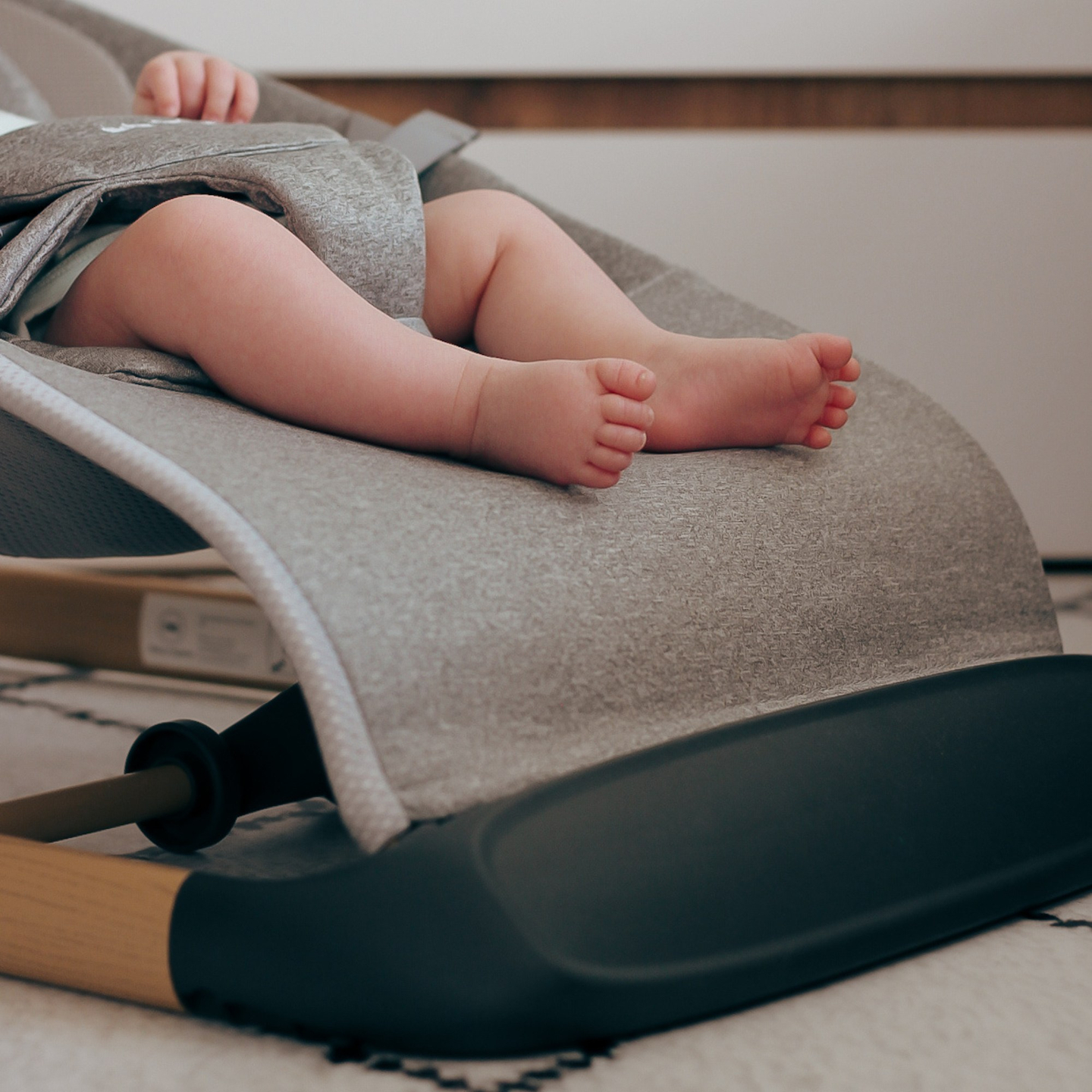 2-i-1 gungstol Moby-System LILY - grå