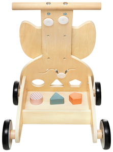 Multifunktionell gåstol - knuffare - barnvagn med klossar - Uggla