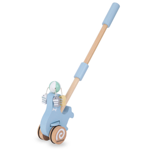 Träsäl med tryckknapp - tryckare