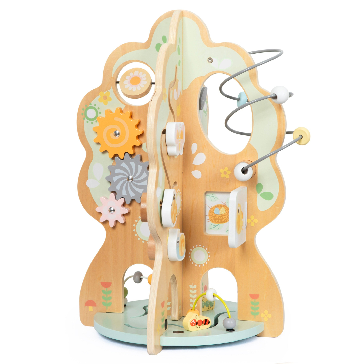 Trä pedagogisk leksak 10 i 1 - multifunktionellt träd