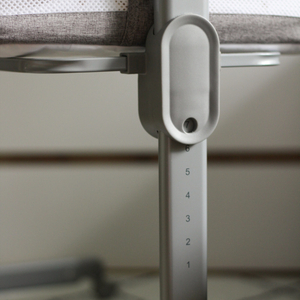 Förlängningsbarnsäng Moby-System LUNA 3in1 - grå